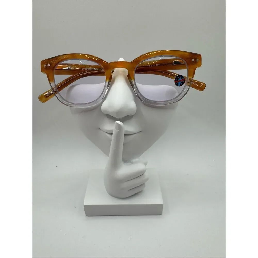 eyebobs Waylaid reading glasses strength 3.50 clear brown new without case